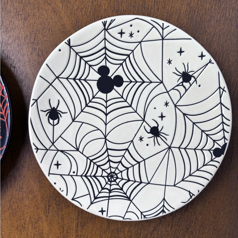 Disney Mickey Mouse Black and Orange Small Dessert Plates - Picture 4 of 8
